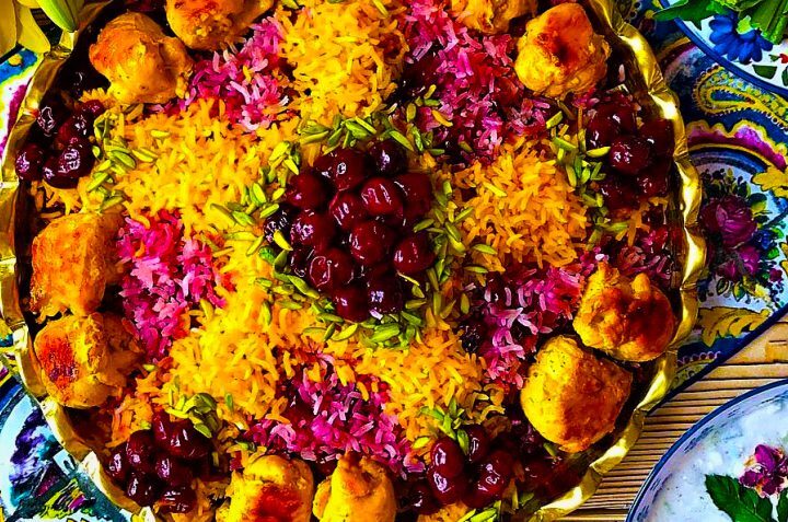 آلبالو پلو – برای 6 تا 8 نفر